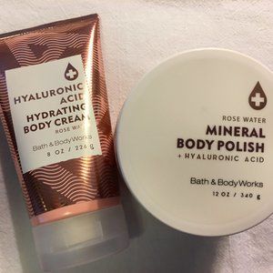 BATH & BODY WORKS ROSE WATER CREAM & POLISH